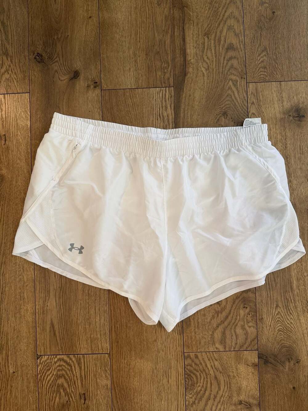 Under Armour Fly By Shorts XL White Running Athletic
